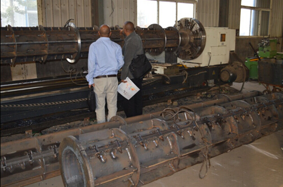 concrete pole machine